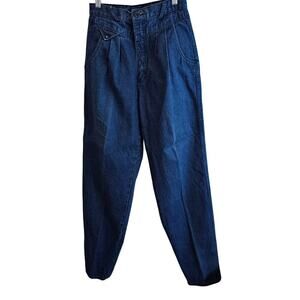 Rockies Vintage Jeans Women Size 4 80s Blue Tapered High Rise Western Retro Farm